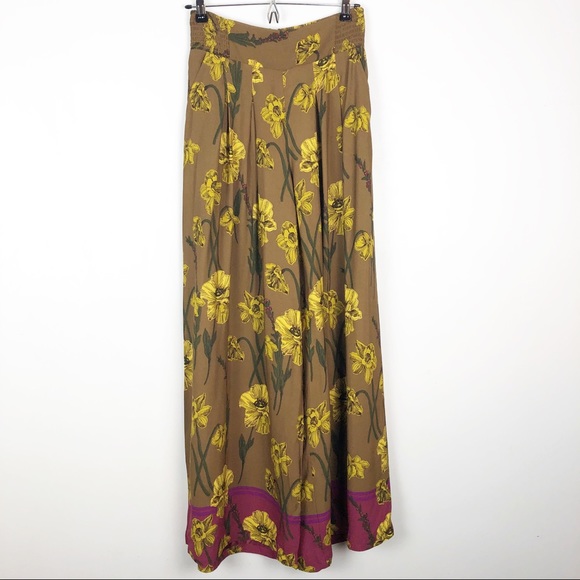NWT Anthropologie “Maeve” Terrance Floral Pants - Picture 4 of 8